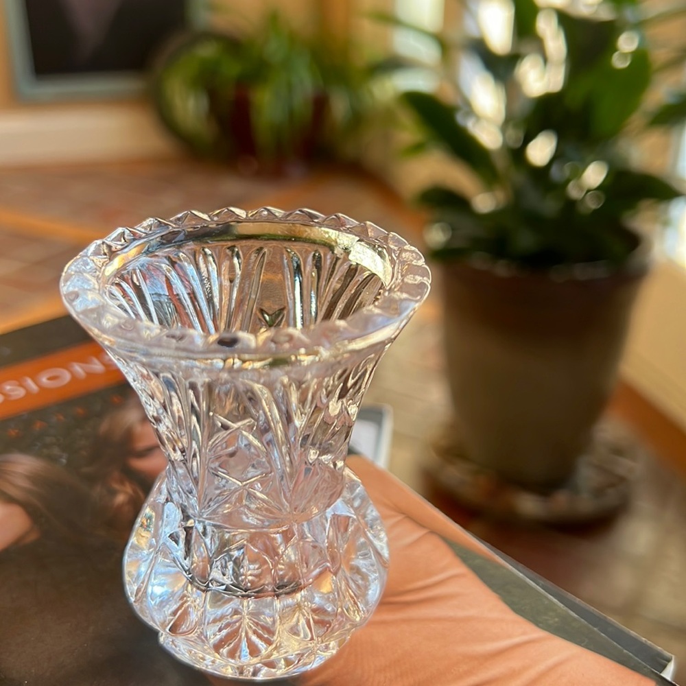 Mini Glass Vase or Toothpick Holder